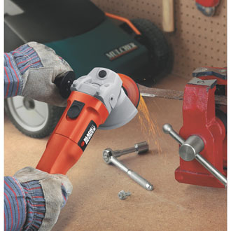 4 1/2" Small Angle Grinder | BLACK+DECKER