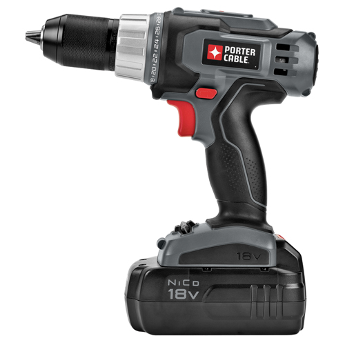 Porter Cable Product Details for 18V 1/2" NiCd Drill/Driver - Model